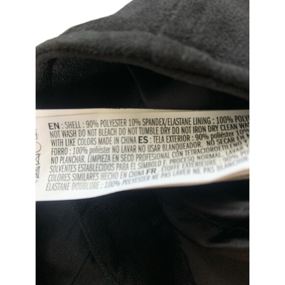 Forever 21 Y2K Western Fringe Zipper Jacket Faux Suede, Size M, Black - Picture 6 of 9